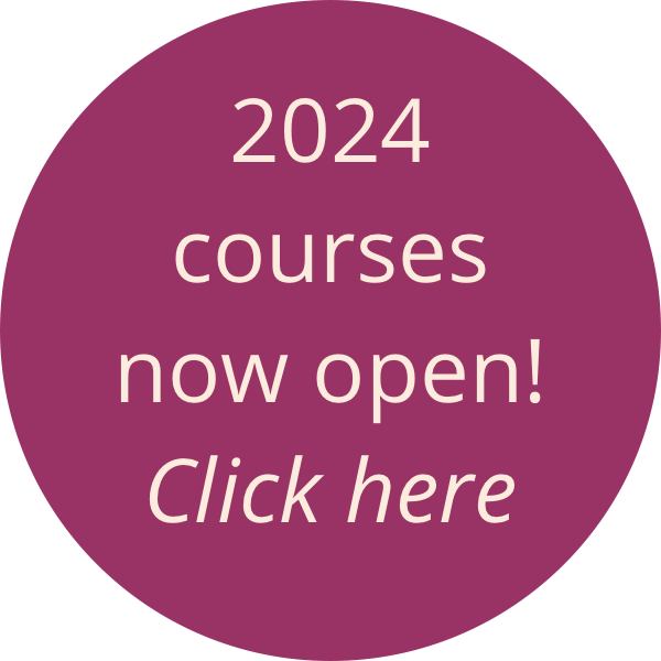 2024 Courses are open now, click here.